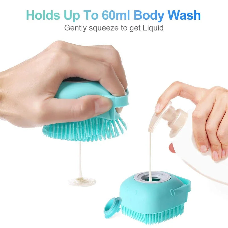 PawSpa Bathing Brush & Shampoo Dispenser - Mozzye