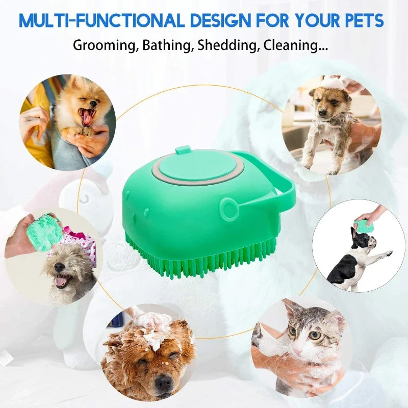 PawSpa Bathing Brush & Shampoo Dispenser - Mozzye